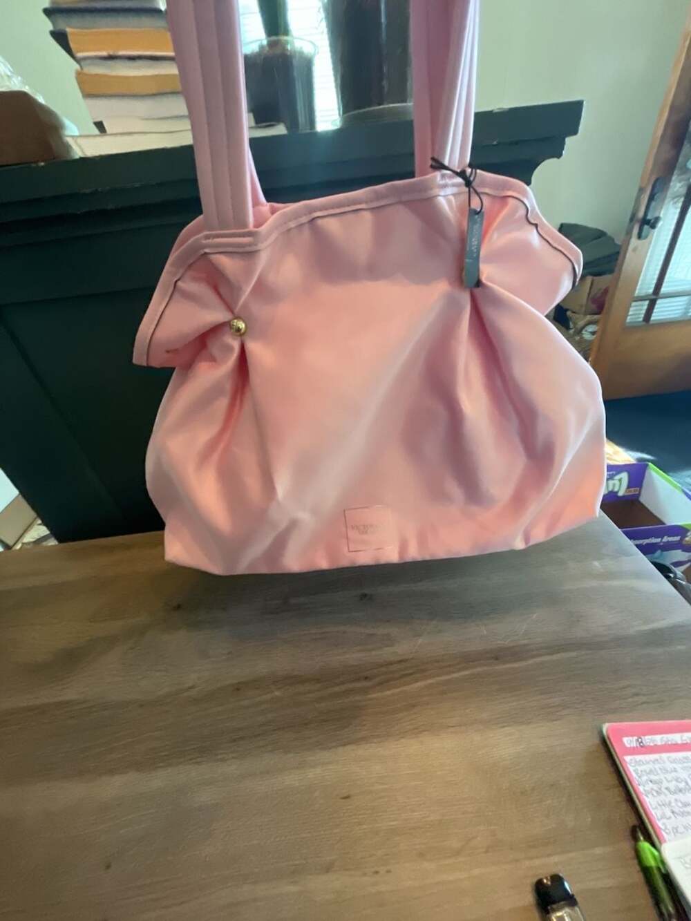 NWT Victoria's Secret Pink Cinch Tote Bag